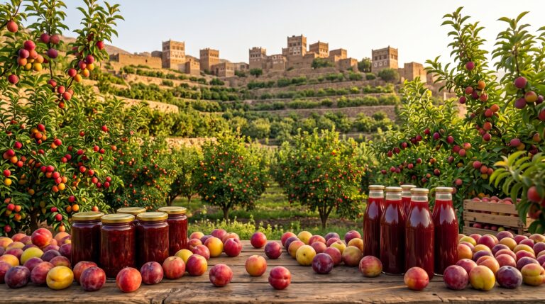 Cover image for the plum value chain study in Yemen
